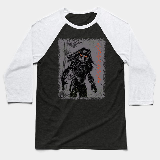 The Predator Baseball T-Shirt by Little Bad Wren 